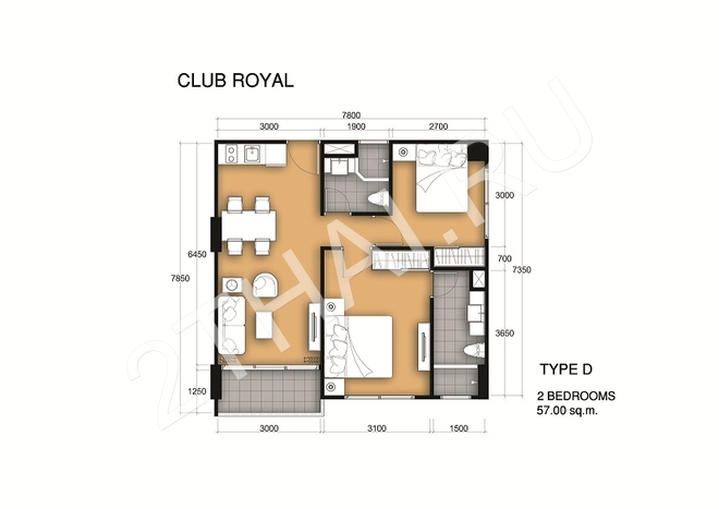 Club Royal C and D, Паттайя, Паттайя Север  - фото, цены, карта и месторасположение