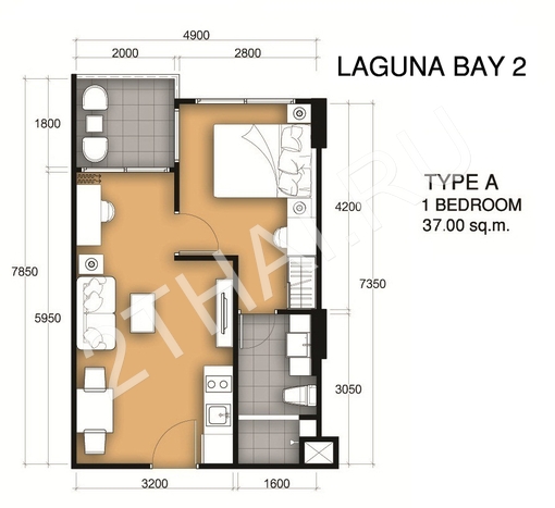 Laguna Bay 2, Паттайя, Пратамнак  - фото, цены, карта и месторасположение