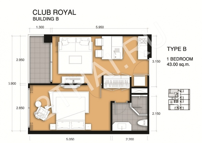 Club Royal A and B, Паттайя, Паттайя Север  - фото, цены, карта и месторасположение