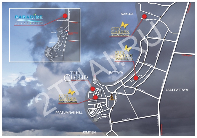 The Cloud, Паттайя, Пратамнак  - фото, цены, карта и месторасположение