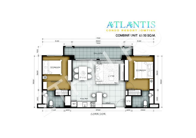 Atlantis Condo Resort, Паттайя, Джомтьен - фото, цены, карта и месторасположение