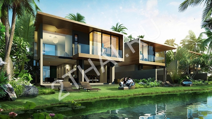 Green Cascade Villas, Паттайя, Бангсаре - фото, цены, карта и месторасположение